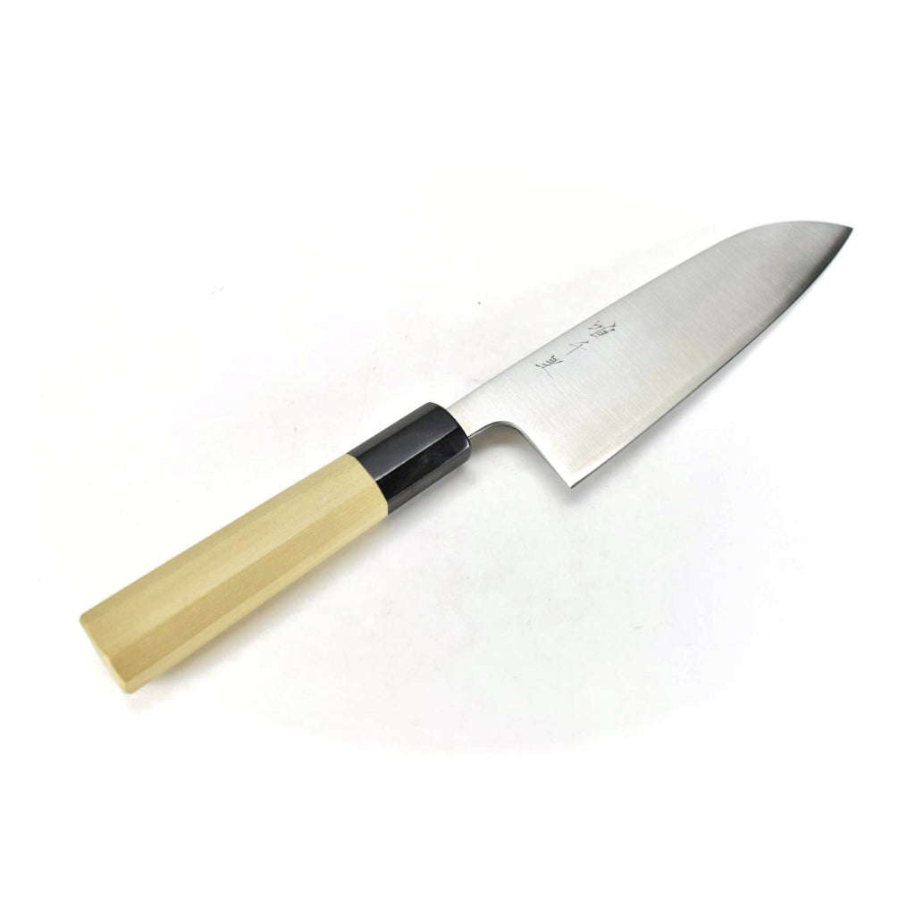 YuiSenri GINSAN /Silver #3 Stainelss Japanese Style Santoku 165 mm