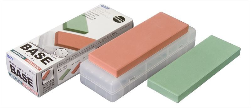 NANIWA COMBI Ceramic Whetstone #1000/3000 - Japanese Sharpening Stone For Kitchen Knives