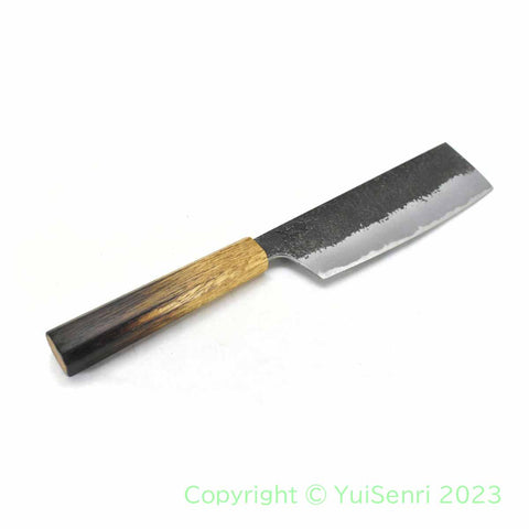 Sakai Takayuki Blue Steel #2 Homura GUREN Edo Style Nakiri 180 mm