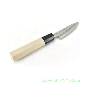 YuiSenri GINSAN /Silver 3 Stainless Pairing Knife 80 mm, Nashiji Finish