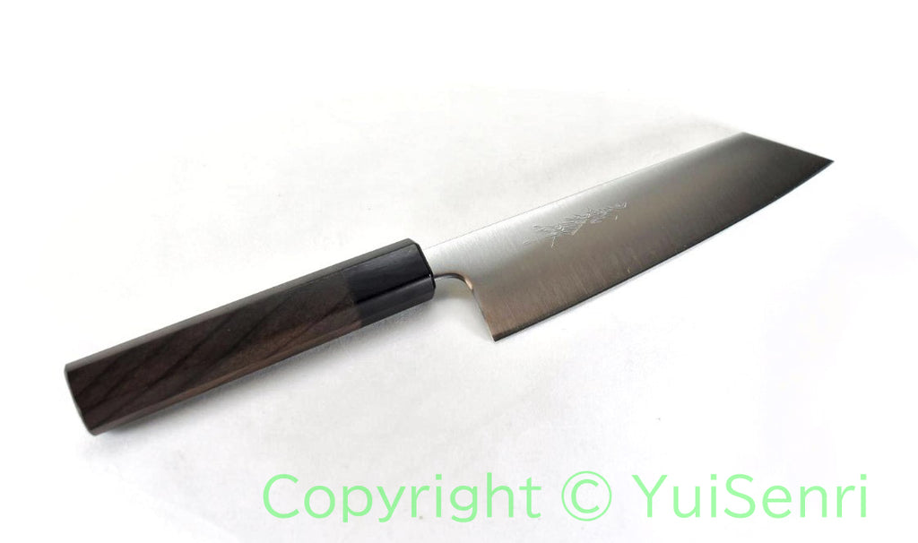 Yoshihiro Aogami Super Japanese Style Chef's Bunka Octagonal Shitan Handle