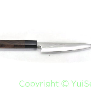 Yoshihiro Aogami Super Clad Paring Knife Octagonal Shitan Handle