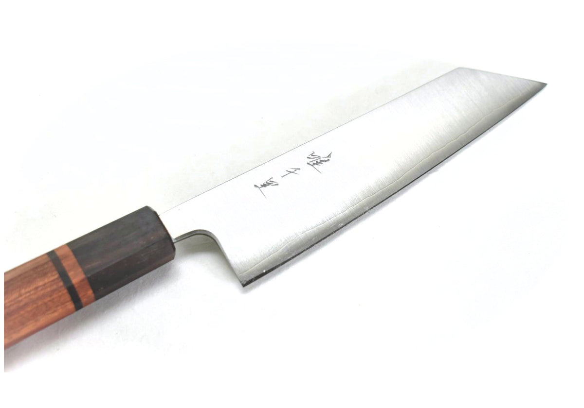 YuiSenri GINSAN /Silver #3 Stainelss Bunka 170 mm with Octagonal Bubinga Handle