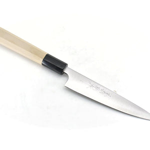 Yoshihiro Aogami Super Paring Knife - Carbon Steel Petty Knife with High Edge Retention, Magnolia Handle