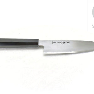 Sakai Takayuki GINSAN/Silver #3 Ebony Handle, Japanese Style Santoku 180 mm