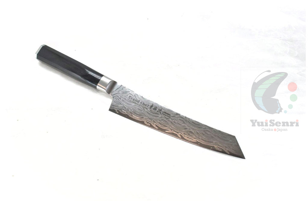 Sakai Takayuki GRAND CHEF SEIGAIHA 45 Layers Damascus BOHLER SP Steel Kengata Paring Knife 150 mm