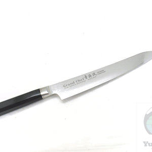 Sakai Takayuki GRAND CHEF SEIGAIHA 45 Layers Damascus BOHLER SP Steel Sujihiki 240 mm