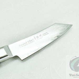 Sakai Takayuki GRAND CHEF SEIGAIHA 45 Layers Damascus BOHLER SP Steel Kengata Paring Knife 80 mm