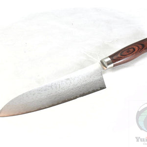 Yoshihiro VG-10 17 Layers Damascus Santoku 180 mm