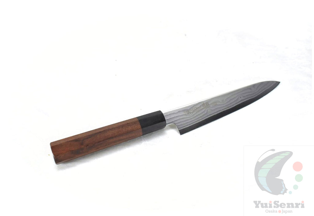 Sakai Takayuki GRAND CHEF HAMON 45 Layers Damascus BOHLER SP Steel Paring Knife 150 mm