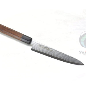 Sakai Takayuki GRAND CHEF HAMON 45 Layers Damascus BOHLER SP Steel Paring Knife 150 mm