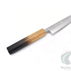 YuiSenri Aogami Super Clad Japanese Style Paring Knife 135 mm with Oak Handle