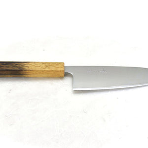 YuiSenri Ginsan, Chef's Santoku - Stainless Chef's Santoku with Excellent Edge Retention and Easy Maintenance, Oak Handle