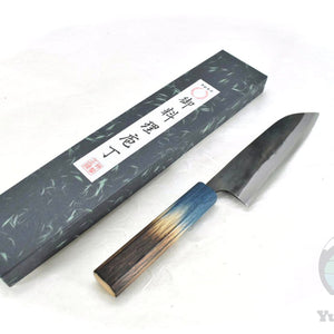 Yoshihiro RGB Santoku 165 mm – Aogami #2 Blue Steel Kurouchi Japanese Multi-Purpose Knife