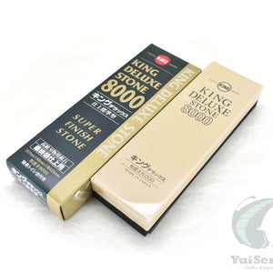 KING Deluxe Whetstone #8000 with Sharpening Stone Holder – Japanese Finishing Stone