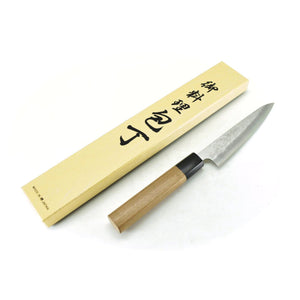 Yoshihiro GINSAN /Silver 3 Stainless, Paring Knife 135 mm Nashiji Finish