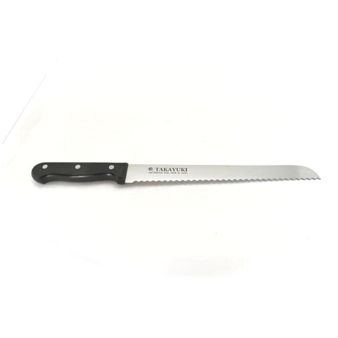 Sakai Takayuki Molybdenum Stainless Wave Knife 250 mm, Wooden Handle
