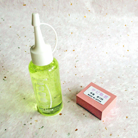 Knife Maintenance Kit /Tsubaki Camellia Oil 100ml & Rust Eraser