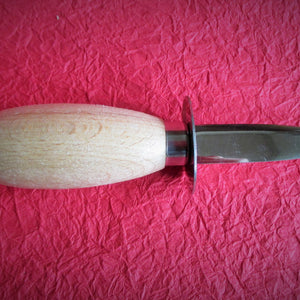 Japanese Chef's tool, Stainless Oyster Opener, L/S Size Wooden Handle