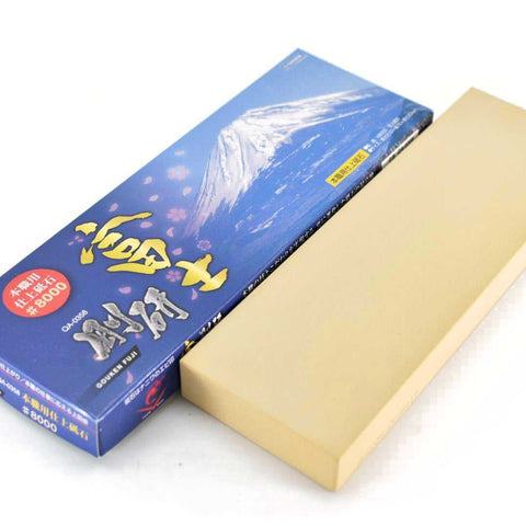 Pietra Affilatura Naniwa Pure White #8000 - Ultra Fine, Con Base, Importazione Giappone - Foto 3