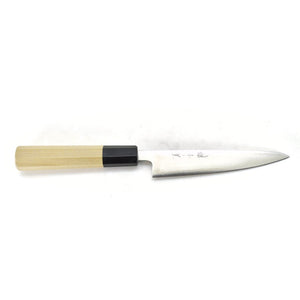 Yasuki Silver #3 GINSAN Japanese Style Professional  Paring Knife with Octagonal Magnolia Handle