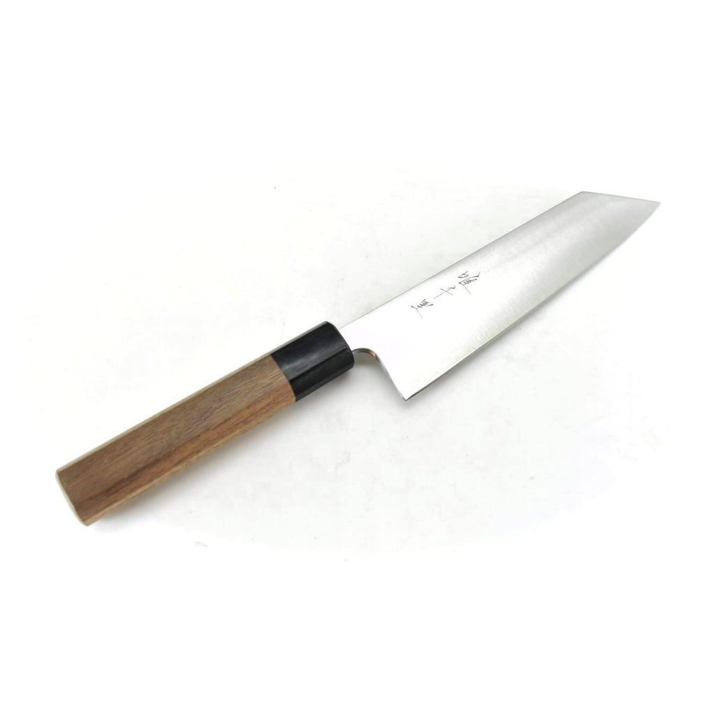 YuiSenri Aogami Super Clad Japanese Style Kengata Santoku 170 mm