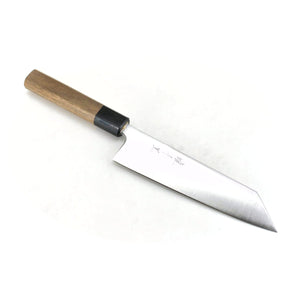 YuiSenri Aogami Super Clad Japanese Style Kengata Santoku 170 mm