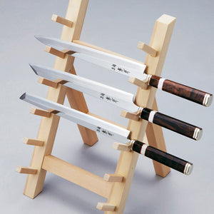 Wooden Knife Stand for 3 knives/6 knives for Display